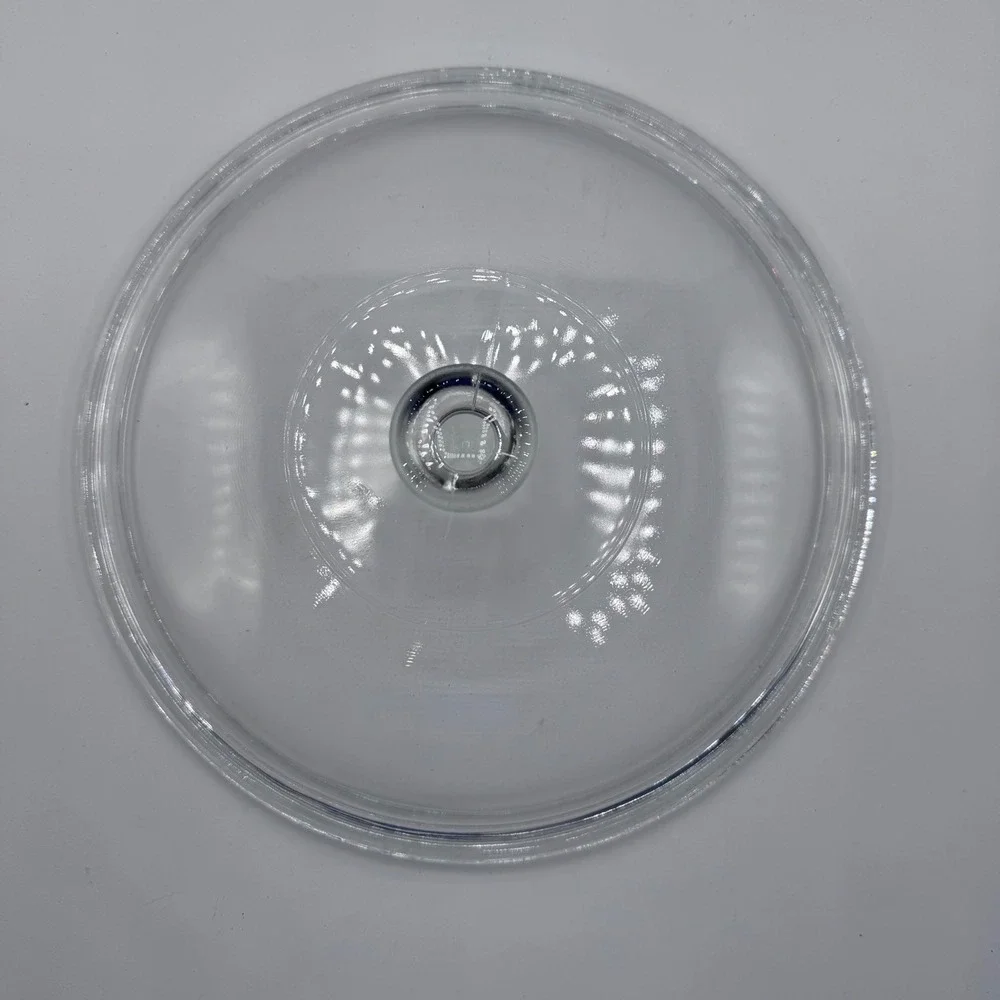 Pyrex 624C Clear Glass Round Replacement Lid for Casserole Dish Vintage 7 Inch